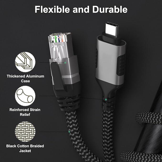 USB-C3.1 to RJ45 (9) USB-C3.1至RJ45(9)
