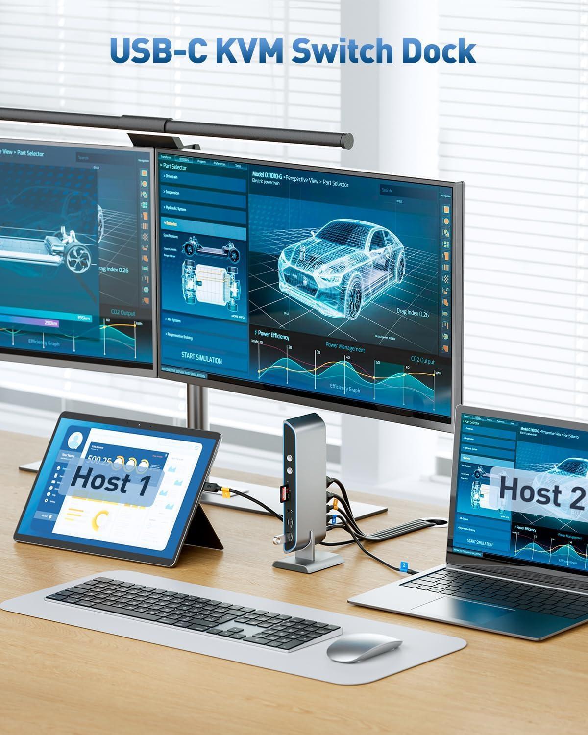 USB C KVM Switch (3) USB C KVM开关(3)