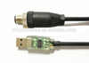 FTDI USB RS485至M8 M12串行USB-RS485-M12转换RS485 M12 USB至RS485 RS422 USB转换器电缆