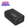 65W USB C充电器块PD 3.0 QC 4.0 PPS超紧凑的快速充电立方体-C型C 