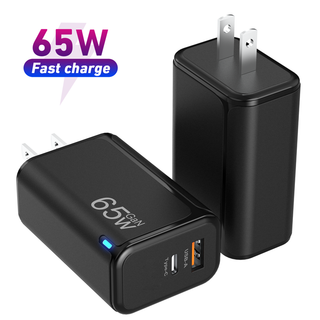 65W USB C充电器块PD 3.0 QC 4.0 PPS超紧凑的快速充电立方体-C型C 