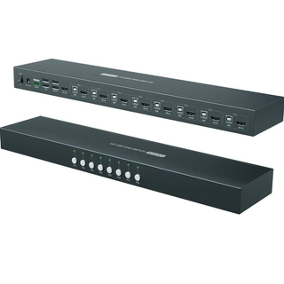8端口热键视频KVM开关4K 30Hz分辨率KVM开关HDMI
